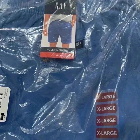 Gap Men's Pull On Short Blue - Picture 4 of 6